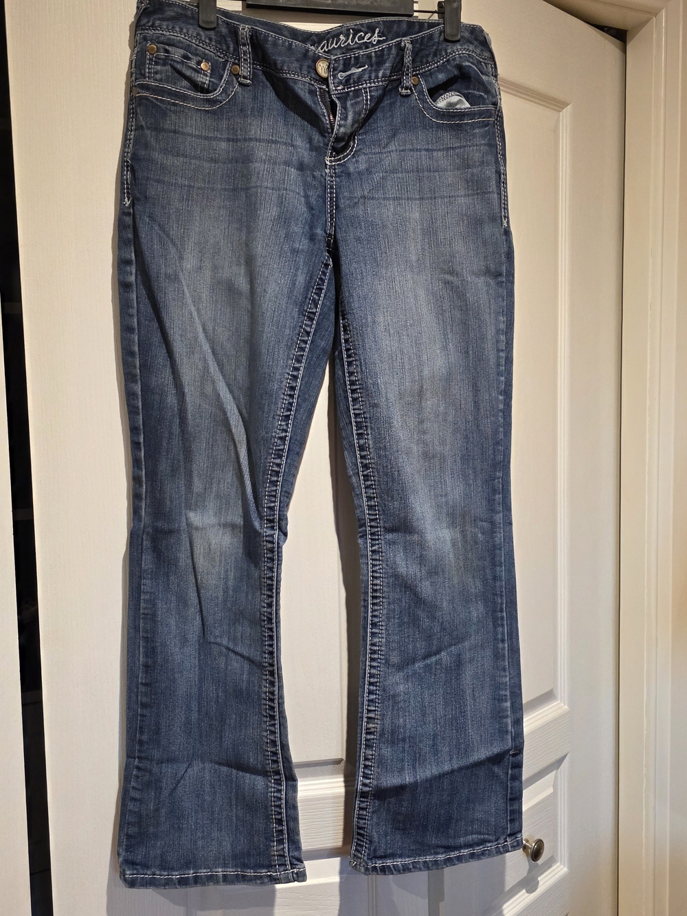 Maurices Medium Blue Flare Jeans